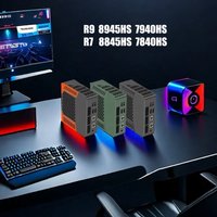 AMD Ryzen 9 8945HS 7940HS R7 8745HS 8845HS Fan Mini PC Windows11 64G DDR5 1TB NVME Wifi6E BT5.3 Pocket Computer DP HD 2*LAN RJ45