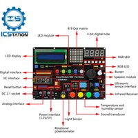 Nano Multi Function Development Board Module Ard-Nano V3 Learning board MCU Controller For Arduino Nano Ultrasonic Wave Sensor