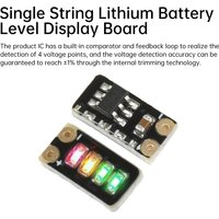 1S Ternary Lithium Battery Electricity Meter DC 3.7-4.2V Power Display Module Indicator LED Light Mini Battery Electricity Meter