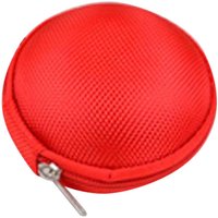 High Hardness Round Zipper Earphone Coin Purse Storage Bag Case Organizer Pouch