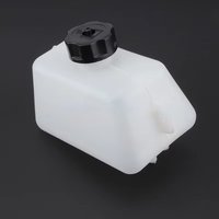 Motorcycle Accessories Petrol Fuel Gas Gasoline White Plastic Tank 2 Stroke Mini Moto Kids Dirt Pocket Bike Petrol Tanks Parts
