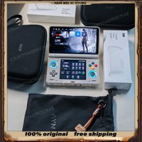 100% Original AYN THOR Protective Case Dual Screen Flip Up Handheld Device Gaming Accessories Storage Bag Lanyard Soft Bag PC