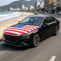 United States USA America Flag Car Engine Hood Cover US Flag For Decoration