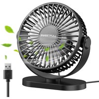 Electric Fan Portable Cooling Laptops Silent USB Fan Three Speed Adjustment for Home Office Desktop Outdoor Camping Mini Fan