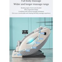 4D Full Body Massage Chair 2025 Zero Gravity SL-Track Shiatsu with Bluetooth Speaker AI Control for Deep Tissue Relaxation