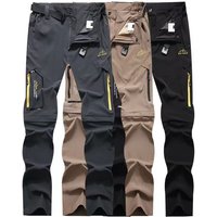 Summer Men Elastic Thin Pants SoftShell Outdoor Waterproof Camping Trekking Hiking Fishing Cycling Climbing Detachable Trousers