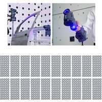 1000 Pcs/20 Sheets 3D Scanning Marker ID 6mm OD 10mm High Reflection Strong Adhesion 3D Tracking Dot Reference Point Marker