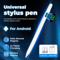 Stylus Pen Compatible with All Android Devices, Magnetic Side, Fast Charging Long Battery, Tilt Support, Smooth High Precision