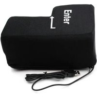 Soft USB Enter Key Vent Pillow Computer Button Return Key For Offices Decompression Pillow Stress Relief Toy Enter Huge Button