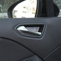 Accessories For 2019-2024 Renault Clio Arkana Captur LUTECIA Metal Anti-scratch Inside Door Handle Trim Cover Car Stickers 4pcs