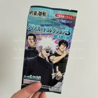 Genuine Jujutsu Kaisen Satoru Gojo Itadori Yuji Anime Peripheral Cards Stickers Badges Acrylic Pendants Fan Collection Gifts