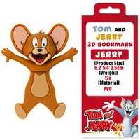 Genuine Tom and Jerry 3D Cartoon Marker Animal Bookmarks Mouse Cat PVC Material Student School Stationery Girls Gifts
