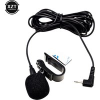 Professionals Car Audio Microphone 2.5mm Clip Jack Plug Mic Stereo Mini Wired External Microphone 2 Pole Mono For Auto DVD Radio