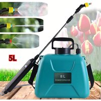 Shoulder Style Electric Sprayer 5L Watering Can with Spray Gun Automatic Garden Plant Mister USB Rechargeable Irrigation Tool
