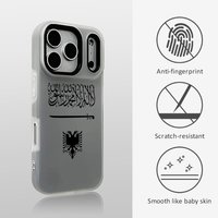 Albania Flag Cai Phone Case For iPhone 17 16 15 14 13 12 11 Pro Max Plus Mini Case Clear Jelly Shockproof Soft Cover