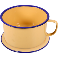 Retro Enameled Bowl Fast Food Cup Large Wear Resistance Microwave Safe Rice Dinnerware Set Kitchenware Ramen
