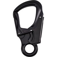 Snap Auto Locking Carabiner D-Shaped Black 35KN For Rock For Climbing, Rappelling, For Climbing Snap Locking Carabiner