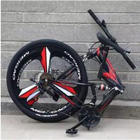 AliExpress YTYIN 24 26 29 Inch 21 Speed Foldable Mountain Bike, Adult Downhill BMX Folding Bicycle for Men