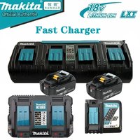 Original Makita charger DC18RD 6A Li-ion compatible with 14.4V 18V LXT BL1815 BL1860 BL1430 BL1450Electric Drill Battery charger