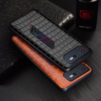 Luxury Crocodile Leather Case For Asus ROG Phone 9 8 Pro 7 6 6D Slim Fit Premium Back Cover for ROG Phone 9 Pro case
