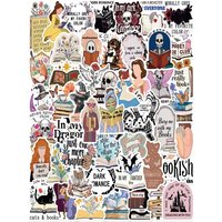 AliExpress NONE 10/50pcs Gothic Dark Romance Bookish Spice Reader Girls Reading Stickers Aesthetic DIY Bike Phone Laptop Diary Kindle Sticker