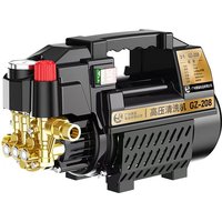 High pressure car washing machine, high power 4800W, adjustable pressure 220V, long gun car washing water pump