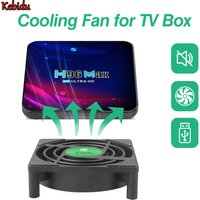 DC 5V USB Mini Cooling Small Fan 7 Blades Cooling Fan for TV Box Set Top Box 80x80x25mm silent tv box Radiator With 30cm Cable