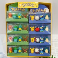 Pokémon figurine erasers, cute high-value erasers, small student assembly erasers, prize party gifts, collectible merchandise