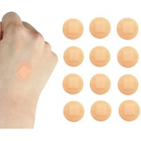 10-100Pcs Mini Round Band Aid Skin Color Wound Dressing Plaster First Aid Patch Breathable Waterproof Adhesive Bandages Tape