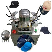 Automatic Cap Ironing Machine /Single Head Baseball Hat S m Ironing Machine for 5 panel hat ironing
