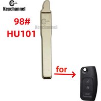 10PCS/LOT Original Car Key Blade HU101 Folding Flip Remote Blank Replacement Fob Shell Blade for Ford Focus NO.98 Remote Blade
