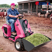 Mini skid steer loader for narrow space EU Stage V 360°Steering All-terrain Tires for Garden Indoor Construction