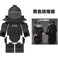 Military special forces building blocks special police ghost commando police soldiers explosion-proof clothing toys and gifts