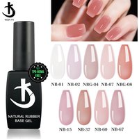 KODI JYJ Natural Rubber Base Gel Tpo Hema Free 12ml Nude Nail Base Coat New Environmentally Friendly Formula uv Gel Nail Polish