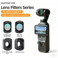 Sunnylife Magnetic Filter For DJI Osmo Pocket 4 3 ND ND Black Mist Wide Angle Macro Lens Optical Glass Gimbal Camera Accessories