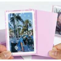 50PCS Laser Heart Card Sleeves For Pokemon Photo Trading Sports Cards Protector Tarot Shield Board Magical Holder Cover 61*91mm