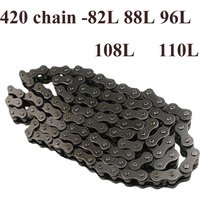 420-82L 88L 96L108L110L chain is suitable for ATV off-road motorcycle modification, universal thick chain 420 reinforced chain r
