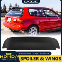 Fit 92-95 Honda Civic EG EH Hatchback Duckbill Style Window Roof Spoiler Wing