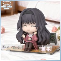 The Fragrant Flower Blooms With Dignity 14cm Kaoruko Waguri Chibi Anime Figure Genuine Collect Model Desktop Decoration Gift