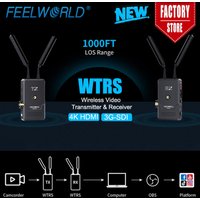 FEELWORLD WTRS Wireless Video Transmission System Recording Playback SDI 4K HDMI Full Duplex Intercom UVC Streaming