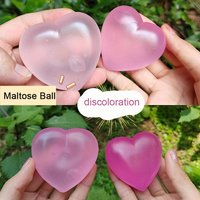 Cute Change Color Heart Squeeze Toy Anti-stress Vent Ball Slow Rebound Relieves Stress Fidget Toys for Kids Girl and Adults Gift