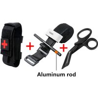 Tactical First Aid New Metal Aluminum Rod Tourniquet Survival Hemostasis Second Generation Upgrade Repeated Use Strengthen