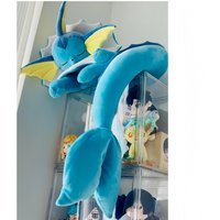 Sleeping Vaporeon Plush Toys Collectible Soft Plushies Pikachu Sprigatito Sylveon Flareon Sprigatito Piplup Stuffed Animal Doll