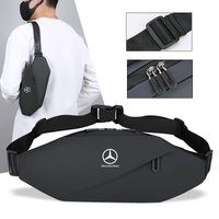 Men Chest Bag Phone Organizer Shoulder Pack For Mercedes Benz A C E Class W201 W210 W108 W204 W205 W203 C180 C200 C260 C300 AMG