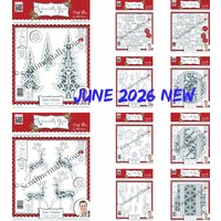 Scrapbook Decorative Festive Snowflakes Holly A5 Metal Cutting Dies Merry Christmas Sentiments A5 Stamp/Die Set DIY Paper Card
