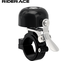 RIDERACE Retro Bicycle Bell Copper Classical Clear Loud Sound MTB Bike Handlebar Ring Horn Safety Road Cycling Warning Alarm