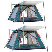 Automatic Quick Open Tent Sun-Protection Automatic Camping Tent Waterproof Outdoor Folding Tent for Family 3-4/4-6 People