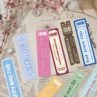 30PCS Book Lovers Card Reading Graduation Student Graffiti Stationery Page Bookmarks