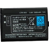 3.7V 1300 mAh CTR-003 CTR-001 WUP-005 Battery for Ninte ndo 2DS XL 3DS Wii U Switch Pro Controller CTR-A-AB