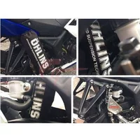 AliExpress Motorcycle 230mm Rear Fork Shock Absorber Cover Protector Guard Suspension Cover Wrap Set For Dirt Bike Pit Pro Accessories